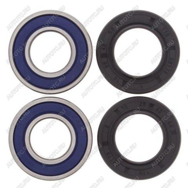 2 799 р. Комплект подшипников переднего колеса ALL BALLS Kawasaki Z750, ZR750 (Z750S) (25-1223)  25-1223  с доставкой в г. Пермь
