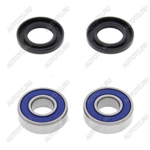 2 259 р. Комплект подшипников переднего колеса ALL BALLS Kawasaki Ninja250 86-07, ER-5 97-06 (25-1384)  25-1384  с доставкой в г. Пермь