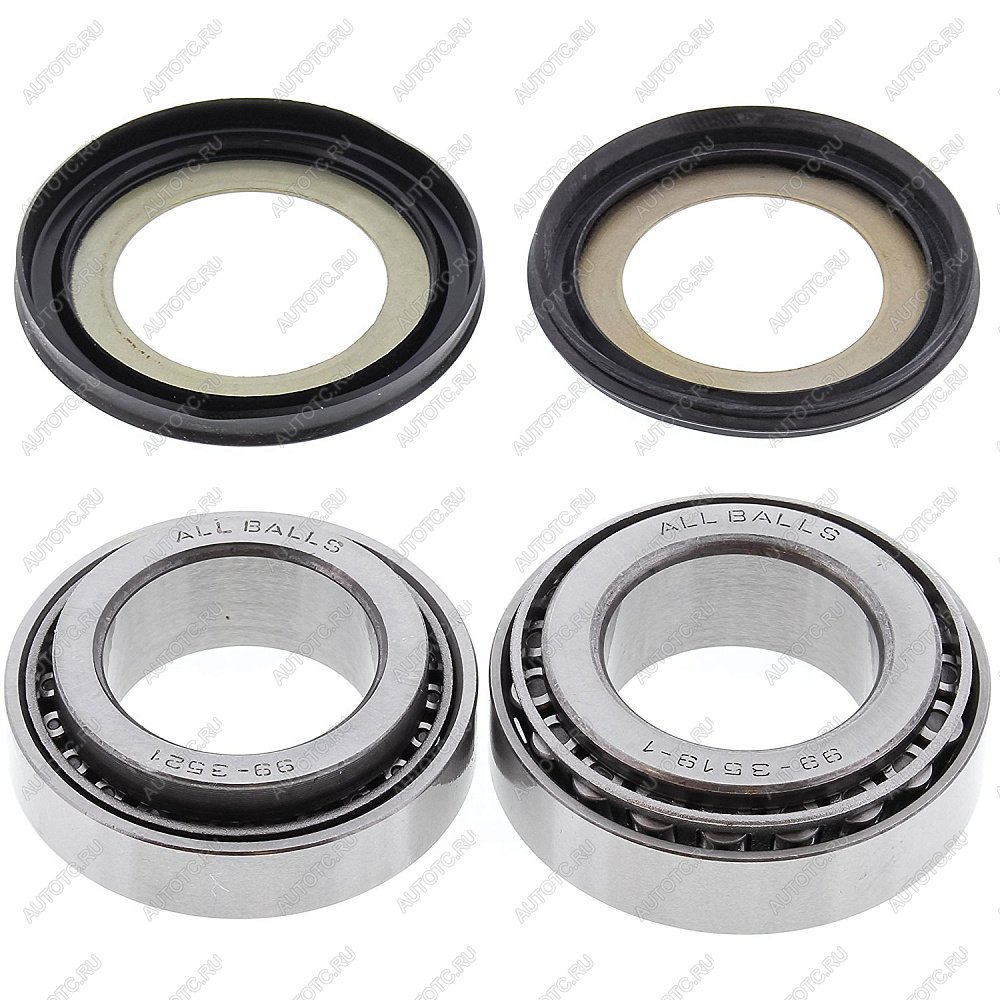 6 399 р. Комплект подшипников рулевой колонки ALL BALLS Yamaha XV1700 Road Star Warrior 02-10  (22-1050)  22-1050  с доставкой в г. Пермь