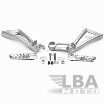 Подножки задние с кронштейнами для мотоцикла Yamaha YZF-R6 03-05, YZF-R6S 06-09  пм-00001180