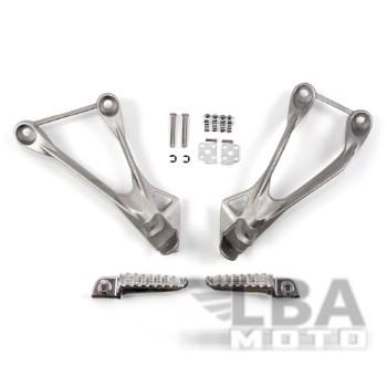 Подножки задние с кронштейнами для мотоцикла Kawasaki ZX-6R 05-08  пм-00001182