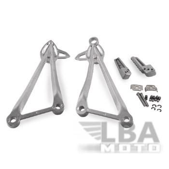 Подножки задние с кронштейнами для мотоцикла Kawasaki ZX-6R 09-14, ZX-10R 08-10  пм-00001183