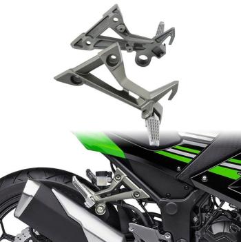 8 389 р. Подножки задние с кронштейнами для мотоцикла Kawasaki Ninja 300 13-17  пм-00030926  с доставкой в г. Пермь. Увеличить фотографию 4