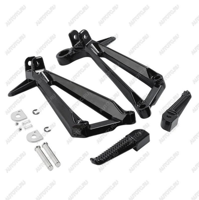 4 949 р. Подножки задние с кронштейнами для мотоцикла Yamaha YZF-R3 15-23, MT03 20-23  пм-00030826  с доставкой в г. Пермь