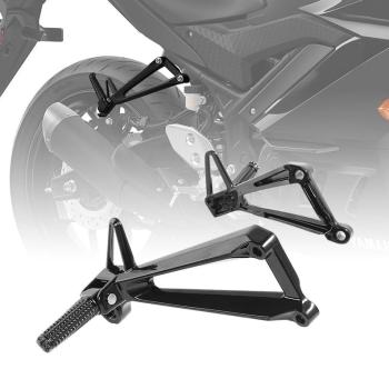 4 949 р. Подножки задние с кронштейнами для мотоцикла Yamaha YZF-R3 15-23, MT03 20-23  пм-00030826  с доставкой в г. Пермь. Увеличить фотографию 3