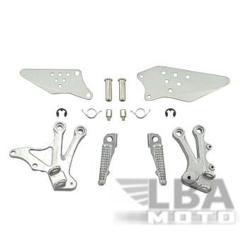 Подножки передние с кронштейнами для мотоцикла Kawasaki ZX-10R 04-05  пм-00006812