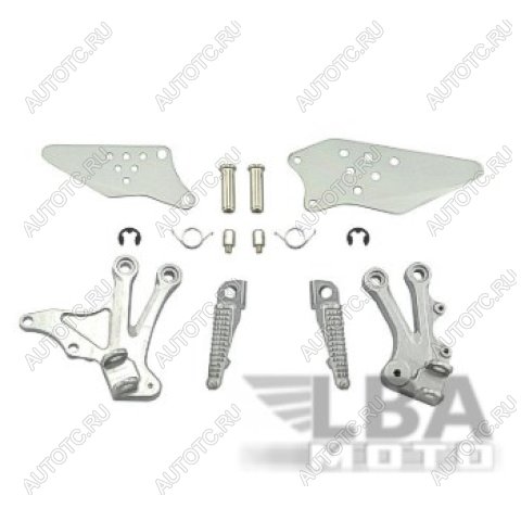 5 929 р. Подножки передние с кронштейнами для мотоцикла Kawasaki ZX-10R 04-05  пм-00006812  с доставкой в г. Пермь