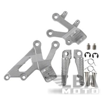 Подножки передние с кронштейнами для мотоцикла Kawasaki ZX-12R 02-05  пм-00015906