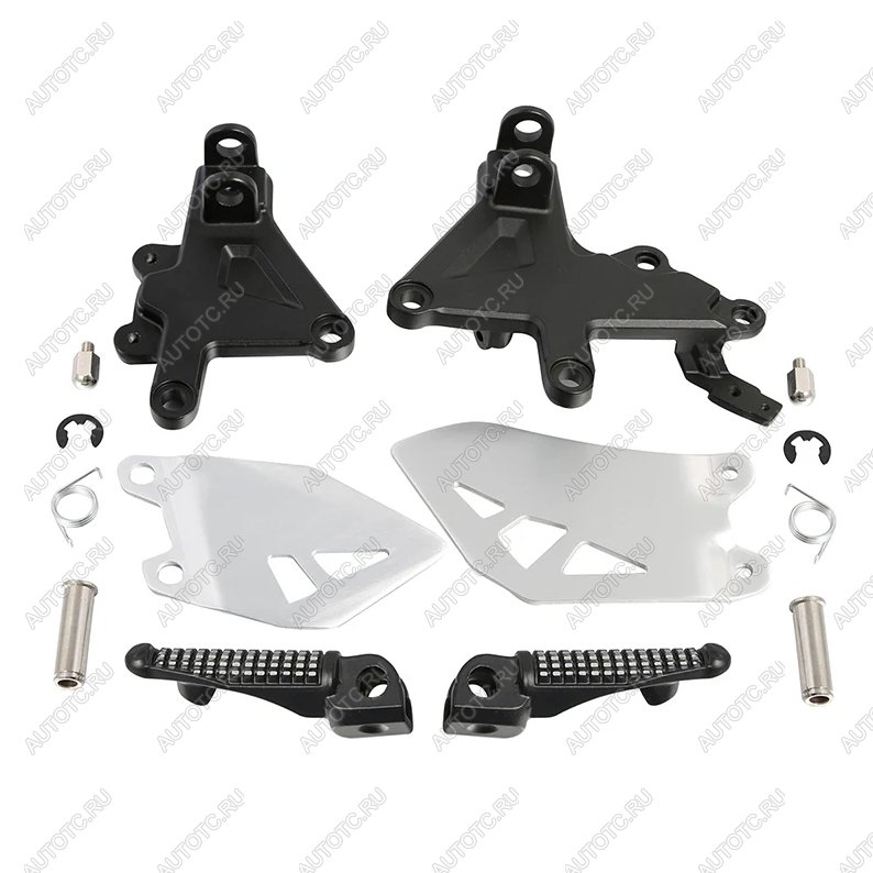 4 949 р. Подножки передние с кронштейнами для мотоцикла Kawasaki ZX10R 11-20  пм-00030873  с доставкой в г. Пермь
