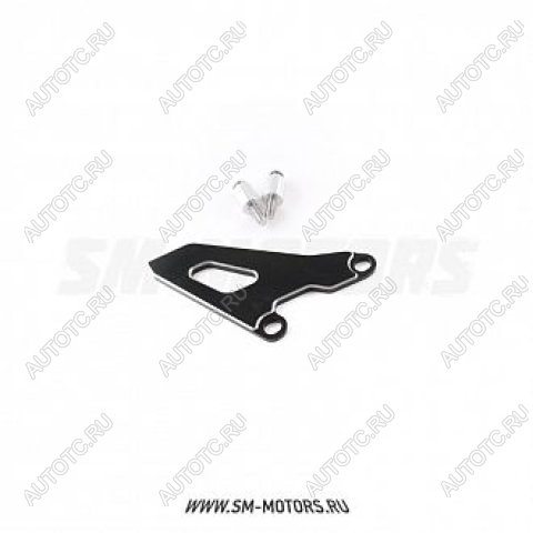 1 449 р. Защита ведущей звезды Honda CR250R 02-07, CRF250R250X 04-09, CRF450R 08  SM-PARTS черная  010263-757-6916  с доставкой в г. Пермь