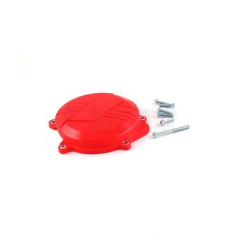 Защита крышки сцепл. пластиковая SM-PARTS Honda CRF250R 10-17 красная  010263-917-8127
