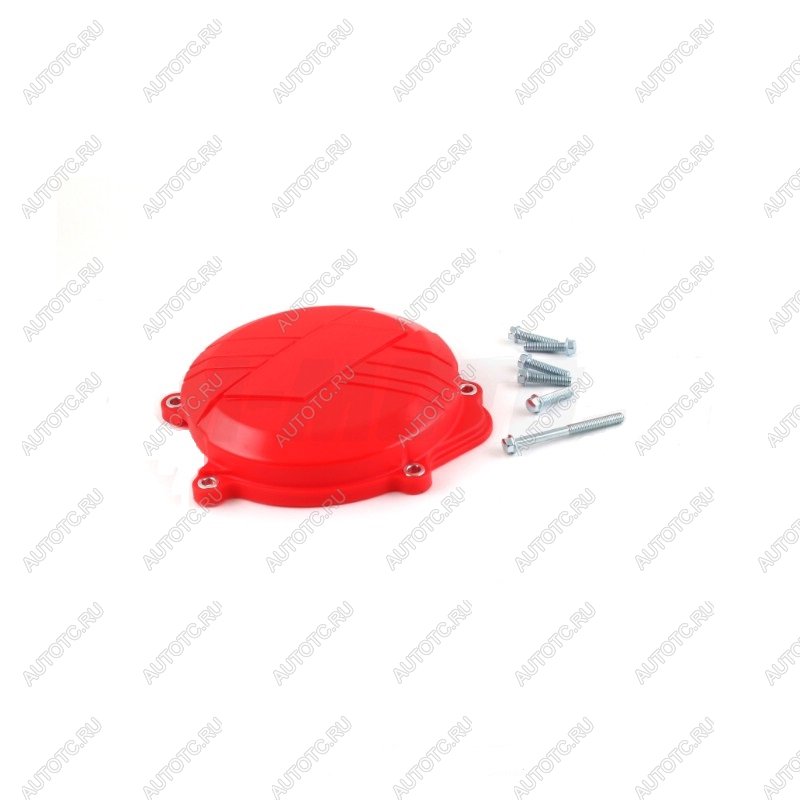 2 559 р. Защита крышки сцепл. пластиковая SM-PARTS Honda CRF250R 10-17 красная  010263-917-8127  с доставкой в г. Пермь