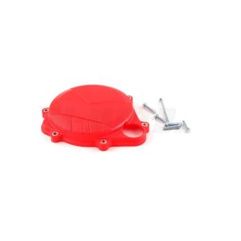 Защита крышки сцепл. пластиковая SM-PARTS Honda CRF450RRX 2017 красная  010263-917-8027