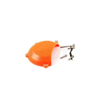 2 559 р. Защита крышки сцепл. пластиковая SM-PARTS KTM 450SXFXCF 13-15, 450500EXCXCW 12-16 оранжевая  010263-926-3853  с доставкой в г. Пермь. Увеличить фотографию 1
