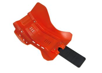 9 249 р. Защита двигателя пластиковая R-Tech KTM SX-F450 16-18, EXC-F450500 17-20 (R-PMKTMAR4518) оранжевая  r-pmktmar4518  с доставкой в г. Пермь. Увеличить фотографию 2