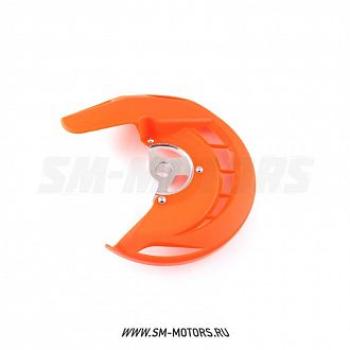 Защита переднего тормозного диска KTM EXCEXCFSXSXF 03-15  SM-PARTS оранжевая  010263-185-7827