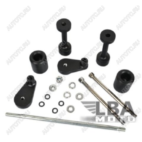 4 609 р. Слайдеры для мотоцикла Kawasaki Ninja EX250, Ninja 250 08-12, без резки пластика  пм-00003567  с доставкой в г. Пермь