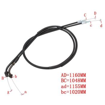 Тросик газа для мотоцикла Honda Steed 400600, VT750VT400, VF250VF750  пм-00023989
