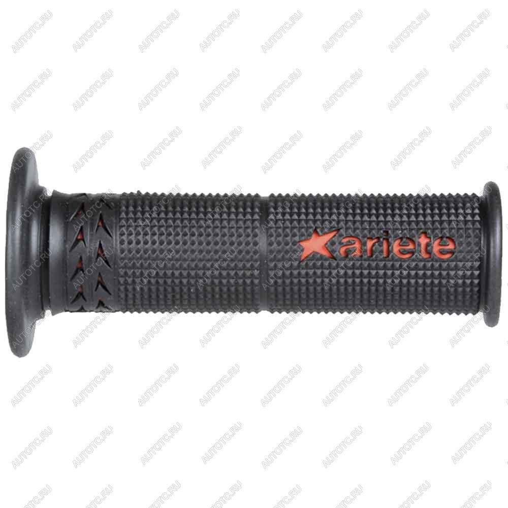 2 279 р. Грипсы на руль ARIETE BI-MATERIAL REDBLACK 2224 мм  02615-r  с доставкой в г. Пермь