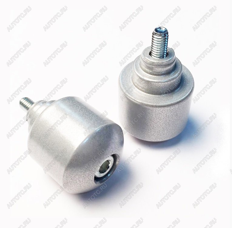 1 599 р. CRAZY IRON Грузики руля HONDA  серебряный   6061silver  с доставкой в г. Пермь