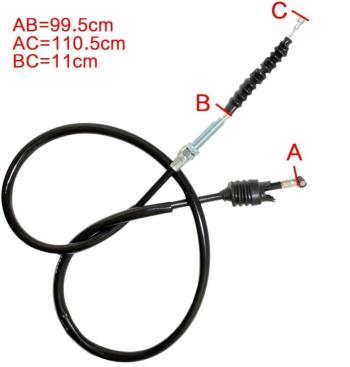 1 679 р. Тросик сцепления AHL BMW F650GS 08-15, F700GS 2013, F800GS 08-14  пм-00030017  с доставкой в г. Пермь. Увеличить фотографию 3