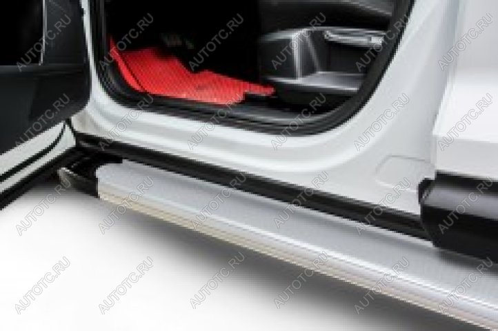 16 799 р. Пороги алюминиевые Optima SLITKOFF  Lexus NX300  Z10 (2017-2021) рестайлинг (Silver)  с доставкой в г. Пермь
