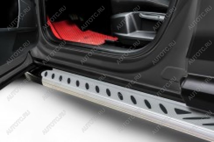21 999 р. Пороги алюминиевые Elite SLITKOFF  Suzuki Jimny  JB23/JB43 (2002-2012) 1-ый рестайлинг (Silver)  с доставкой в г. Пермь