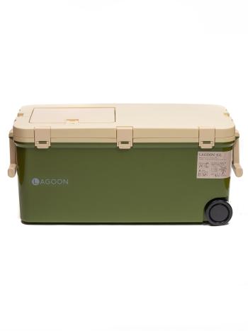 19 609 р. Термобокс SHINWA Lagoon 45L зеленый  lg-45gr  с доставкой в г. Пермь. Увеличить фотографию 1