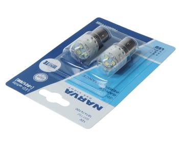 1 069 р. Лампа светодиодная 12V P21/5W BAY15d блистер (2шт.) LED NARVA NARVA 18147-2бл NARVA 18147-2бл  с доставкой в г. Пермь. Увеличить фотографию 2