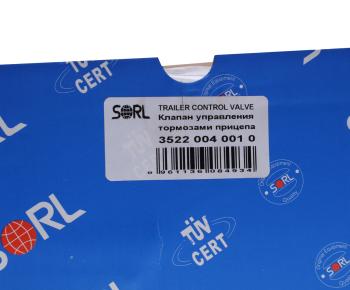 5 549 р. Кран DAF управления тормозами прицепа SORL SORL 35220040010  с доставкой в г. Пермь. Увеличить фотографию 7