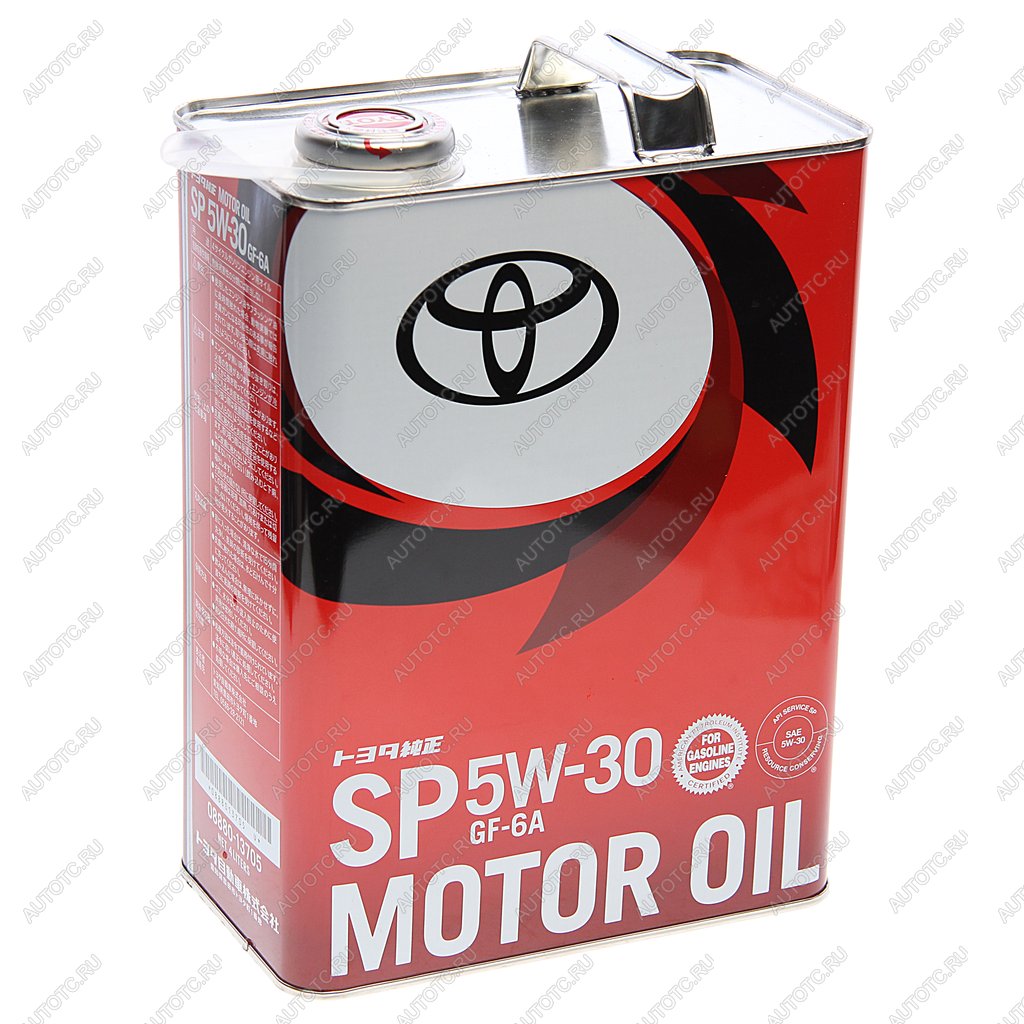 5 349 р. Масло моторное 08880-13705 5W30 синт.4л TOYOTA TOYOTA 08880-13705  с доставкой в г. Пермь