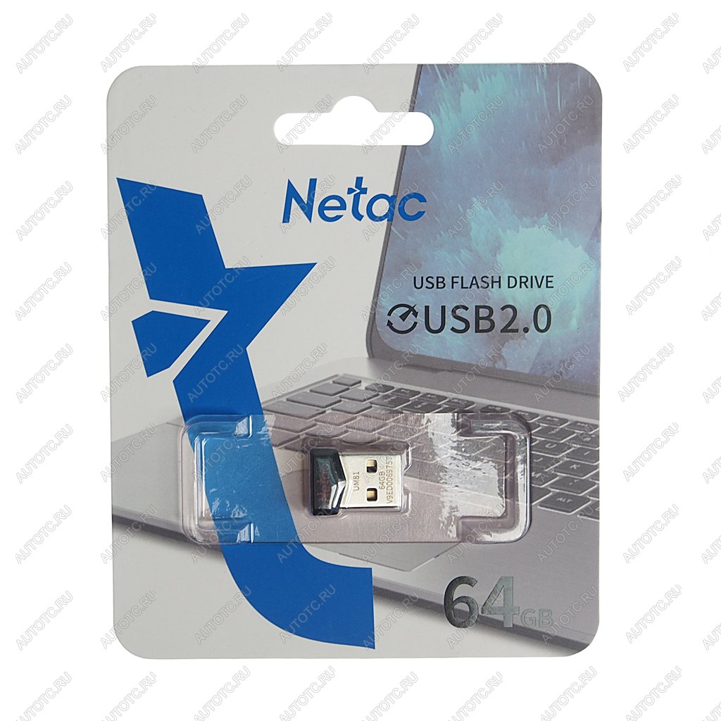 489 р. Карта памяти USB 64GB NETAC NETAC nt03um81n-064g-20bk  с доставкой в г. Пермь