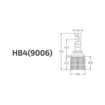 2 889 р. Лампа светодиодная 12V HB4 P22d бокс (2шт.) MTF MTF lanb4k6  с доставкой в г. Пермь. Увеличить фотографию 7
