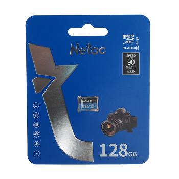 929 р. Карта памяти 128GB MicroSD class 10 NETAC NETAC nt02p500stn-128g-s  с доставкой в г. Пермь. Увеличить фотографию 1