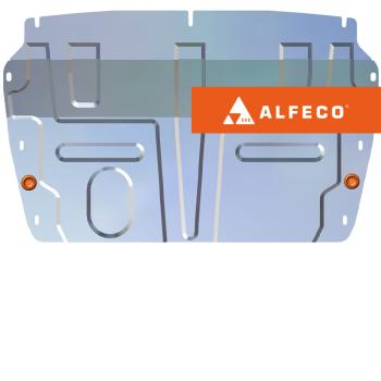 Защита картера и КПП V-2,0T (малая) ALFECO Chery Tiggo 8 1 T18 рестайлинг (2019-2023) (алюминий 4 мм)