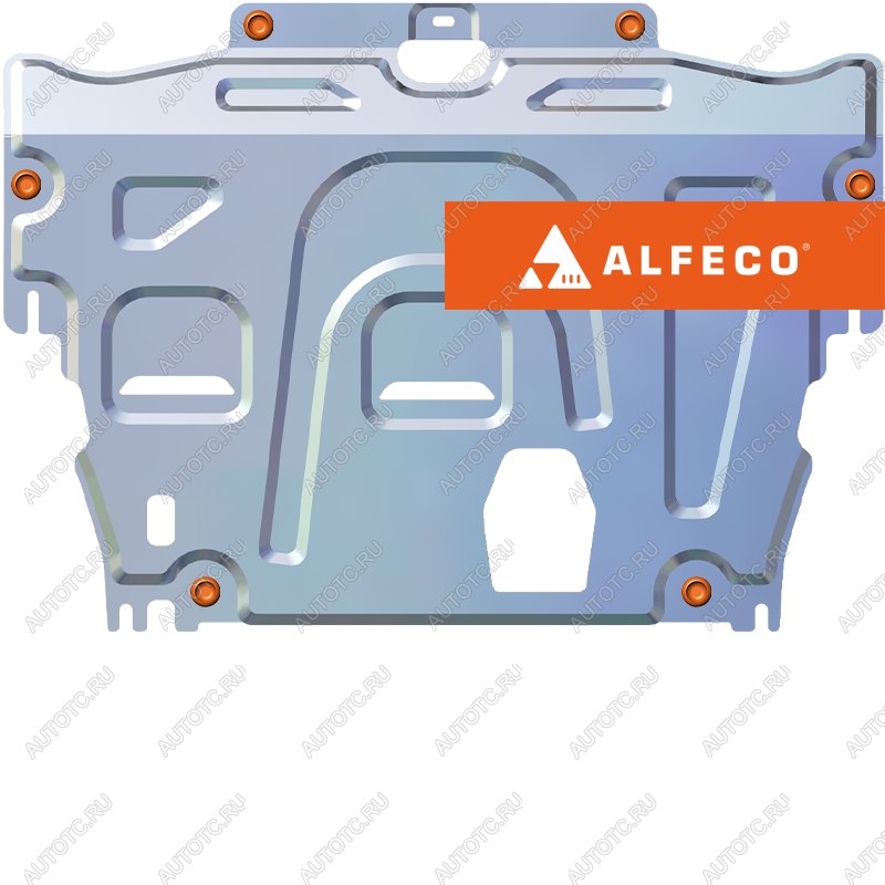 10 199 р. Защита картера и КПП V-all кроме2,5T ALFECO Ford Mondeo Mk4,BD дорестайлинг, седан (2007-2010) (алюминий 4 мм)  с доставкой в г. Пермь