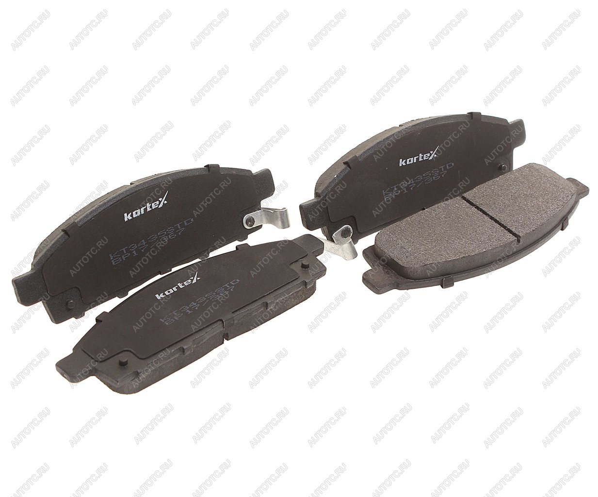 1 899 р. Колодки тормозные MITSUBISHI Pajero Sport,Montero Sport (08-),L200 (06-) передние (4шт.) KORTEX KORTEX kt3435std  с доставкой в г. Пермь