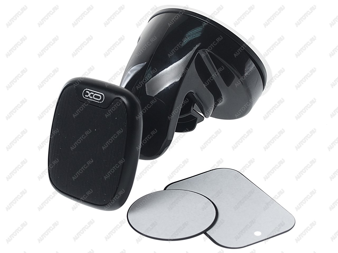829 р. Держатель телефона универсальный магнитный черный XO XO c98b black  с доставкой в г. Пермь