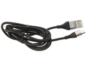 299 р. Кабель USB Type C 1м серый XO XO nb188 gray  с доставкой в г. Пермь. Увеличить фотографию 1