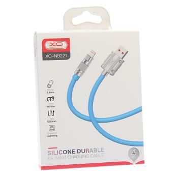 439 р. Кабель USB Type C 1.2м синий XO XO nb227 blue  с доставкой в г. Пермь. Увеличить фотографию 3