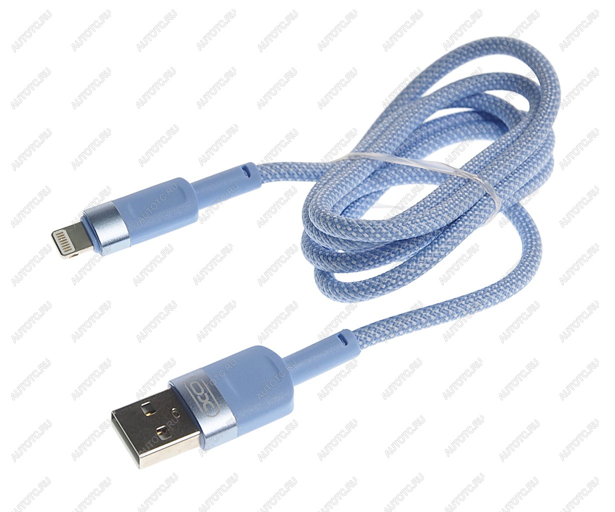 329 р. Кабель iPhone (5-) 1м голубой XO XO nb198 blue  с доставкой в г. Пермь