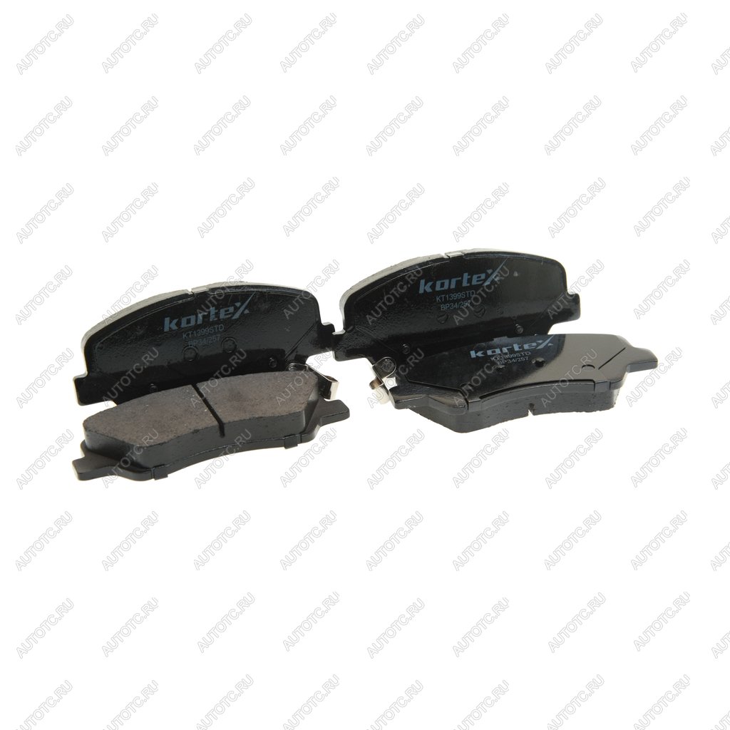 1 389 р. Колодки тормозные HYUNDAI Solaris (11-) KIA Rio (11-) передние (4шт.) KORTEX KORTEX kt1399std  с доставкой в г. Пермь