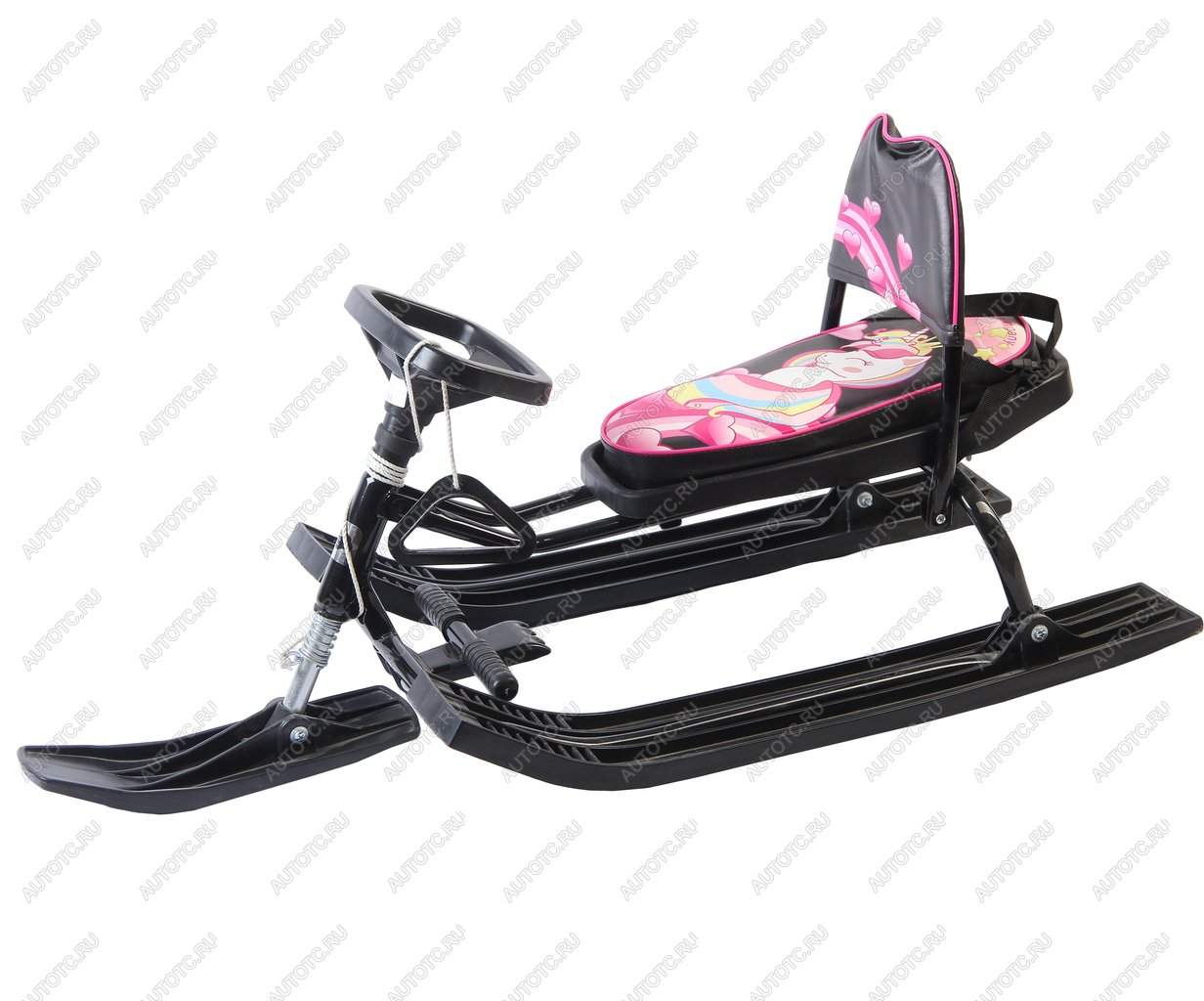 3 399 р. Снегокат со складной спинкой БАРС БАРС 124 comfort baby friends  с доставкой в г. Пермь
