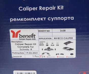11 999 р. Ремкомплект суппорта WABCO MAXX 22T правого (полный) BENEFIT BENEFIT 2638  с доставкой в г. Пермь. Увеличить фотографию 7