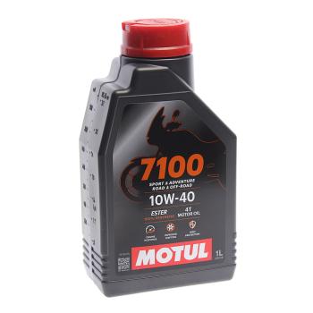 1 639 р. Масло моторное для 4-х тактных двигателей 7100 ESTER 4T 10W40 синт.1л MOTUL MOTUL 104091  с доставкой в г. Пермь. Увеличить фотографию 1