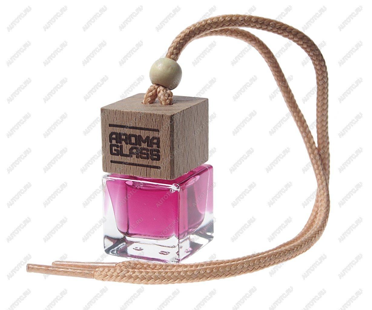 169 р. Ароматизатор подвесной жидкостный (Bubble Gum) с деревянной крышкой Aroma Glass FOUETTE FOUETTE ag-10 FOUETTE ag-10  с доставкой в г. Пермь