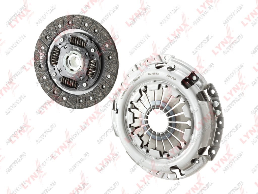 7 299 р. Сцепление NISSAN Note (E11),Tiida (C11),Qashqai (J10E) (1.6) (без подшипника) LYNX LYNX cl1613 LYNX cl1613  с доставкой в г. Пермь