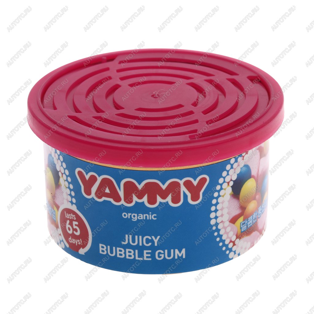 369 р. Ароматизатор на панель приборов (bubble gum) 55г Organic YAMMY YAMMY d020 YAMMY d020  с доставкой в г. Пермь