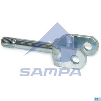 1 549 р. Кронштейн IVECO Trakker амортизатора переднего нижний SAMPA SAMPA 061.285 SAMPA 061.285  с доставкой в г. Пермь. Увеличить фотографию 1