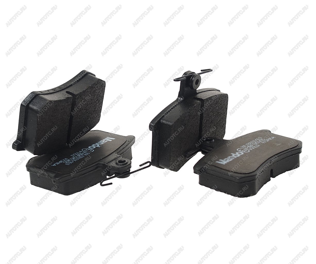 2 099 р. Колодки тормозные AUDI 100,A6,A8 задние (4шт.) MANDO MANDO mbf015365 MANDO mbf015365  с доставкой в г. Пермь
